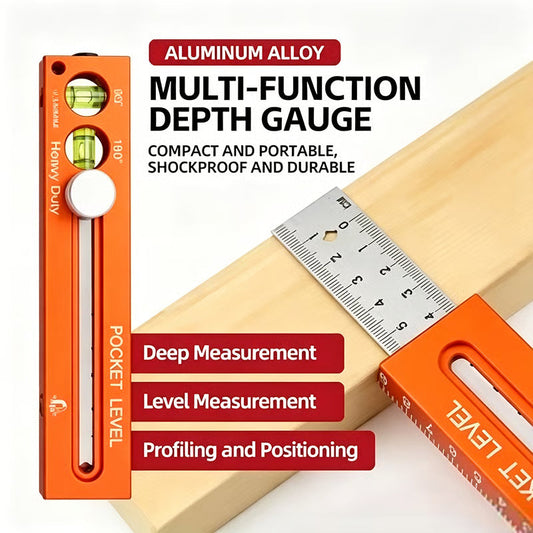 Multifunctional marking level ruler Delivered within five working days