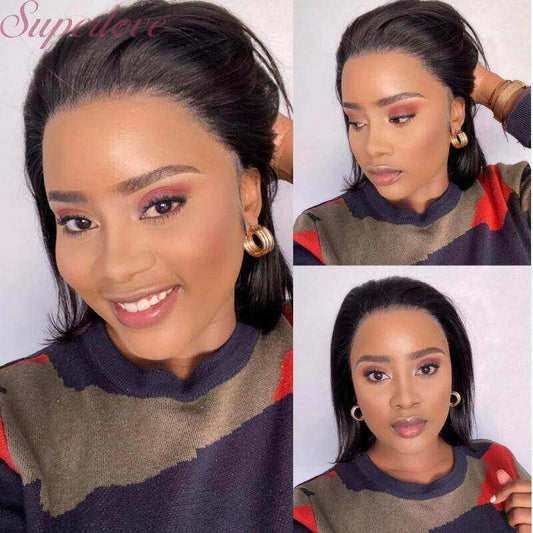 Glueless 13x4 Lace Frontal Bob Remy Wig