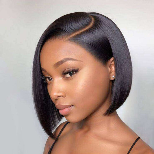 13x4 Full Frontal Straight Bob Wig