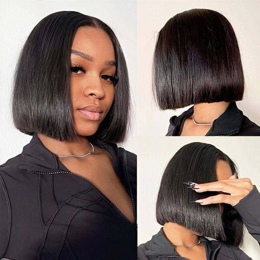 4x4 Lace Closure Bob Straight Wig