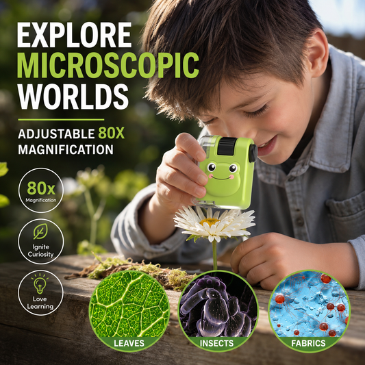 Portable Educational Microscope for Kids