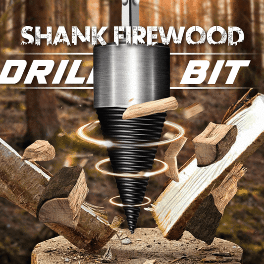 The Professional Upgrade for Firewood Prep. Drill Set Makes Quick Work of Logs.