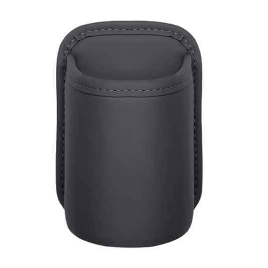 Leather Car Door Cup Holder | Wide‑mouth opening, easy reach for drinks & phone. Clip‑on secure fit. PU leather, tough & stylish.