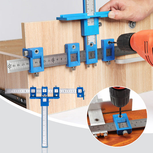 Adjustable Cabinet Hardware Jig for Woodworking
