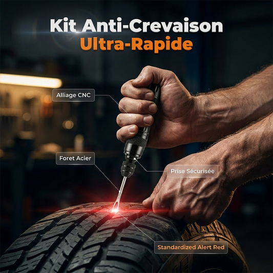 Tubeless Tire Repair Kit | Aluminum Case